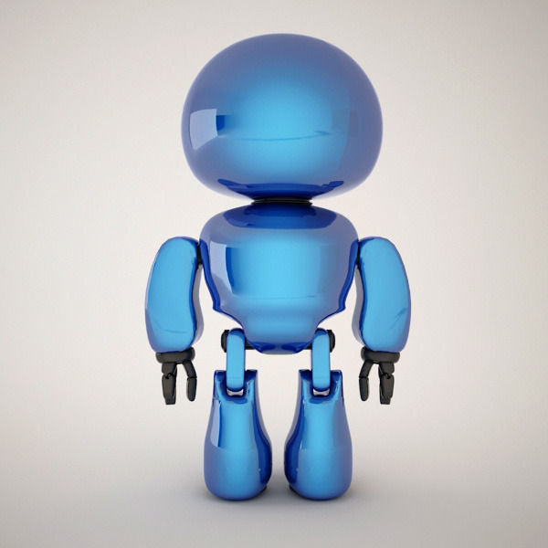 Mini Robot 3D model_1