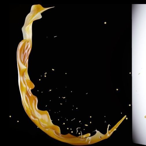 Liquid Splash 01 3D model_1