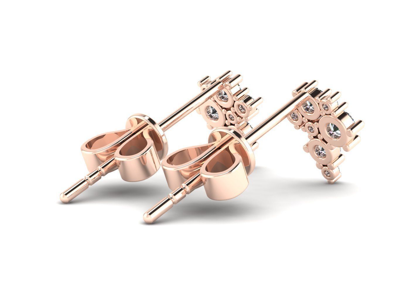 Jewelry Earrings 005 3D print model_3