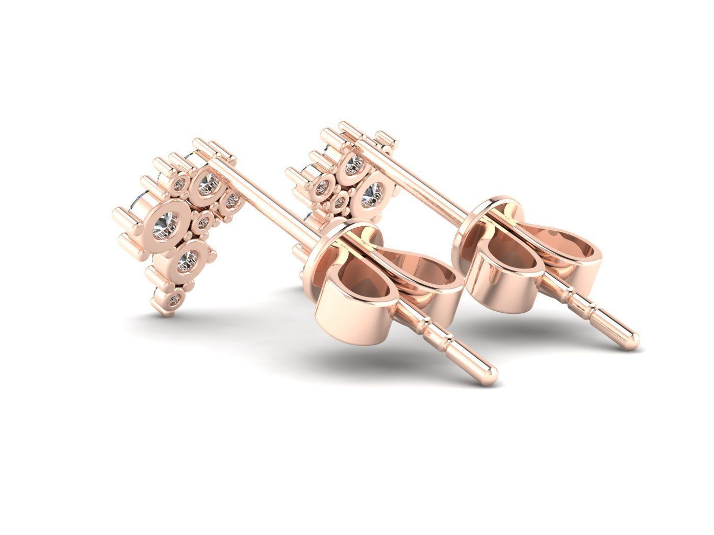 Jewelry Earrings 005 3D print model_4