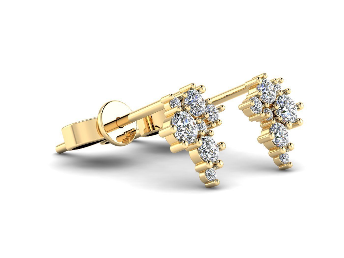 Jewelry Earrings 005 3D print model_8