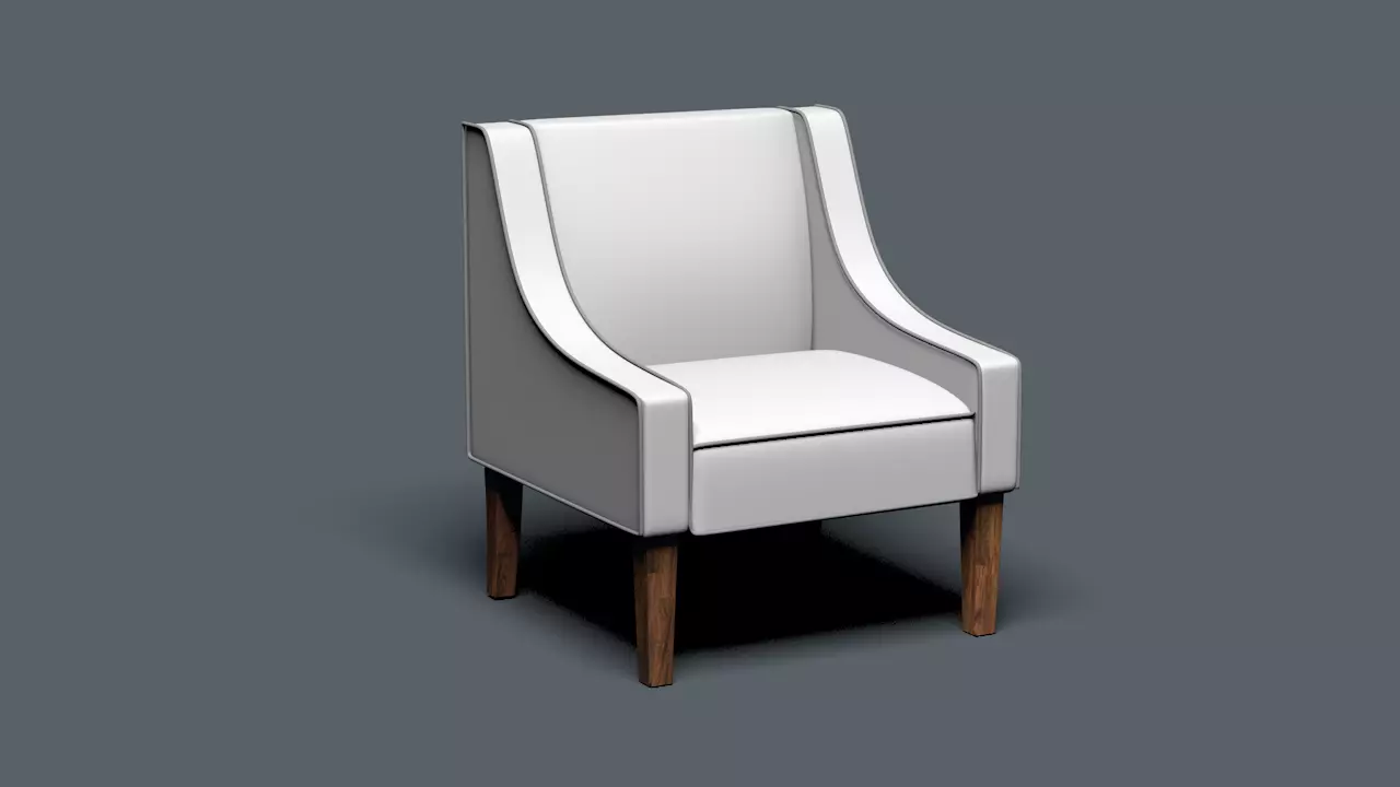 Modern Chair 03 Free low-poly 3D model