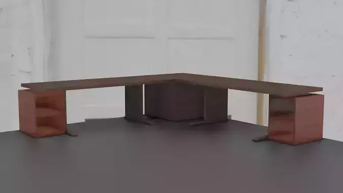 Desktop l shaped desk