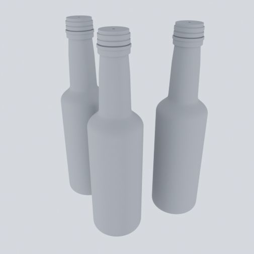 Juice Bottle 3D model_2