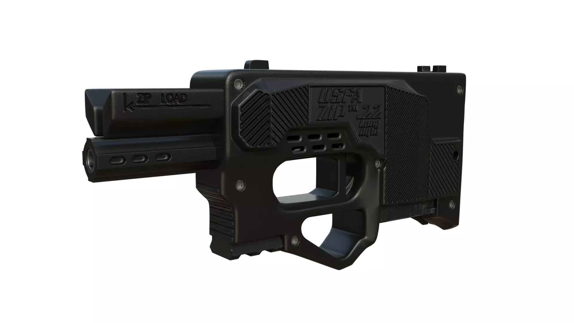 ZipFactory 22 gun 3D model_0