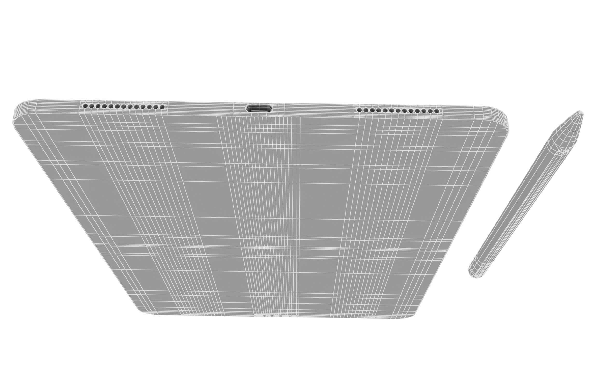 Apple iPad Pro 12 9 2020 WiFi  Cellular Space Gray 3D model_22