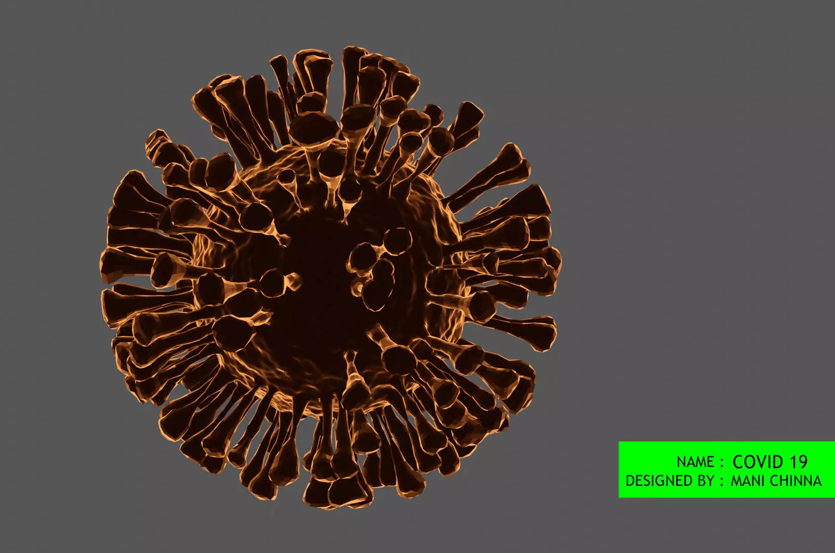 Corona Virus Free 3D model