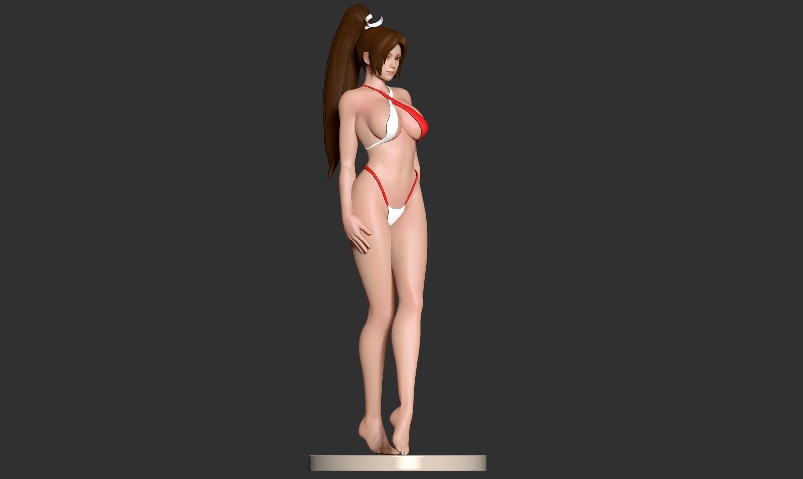 Mai in bikini 3D print model_16