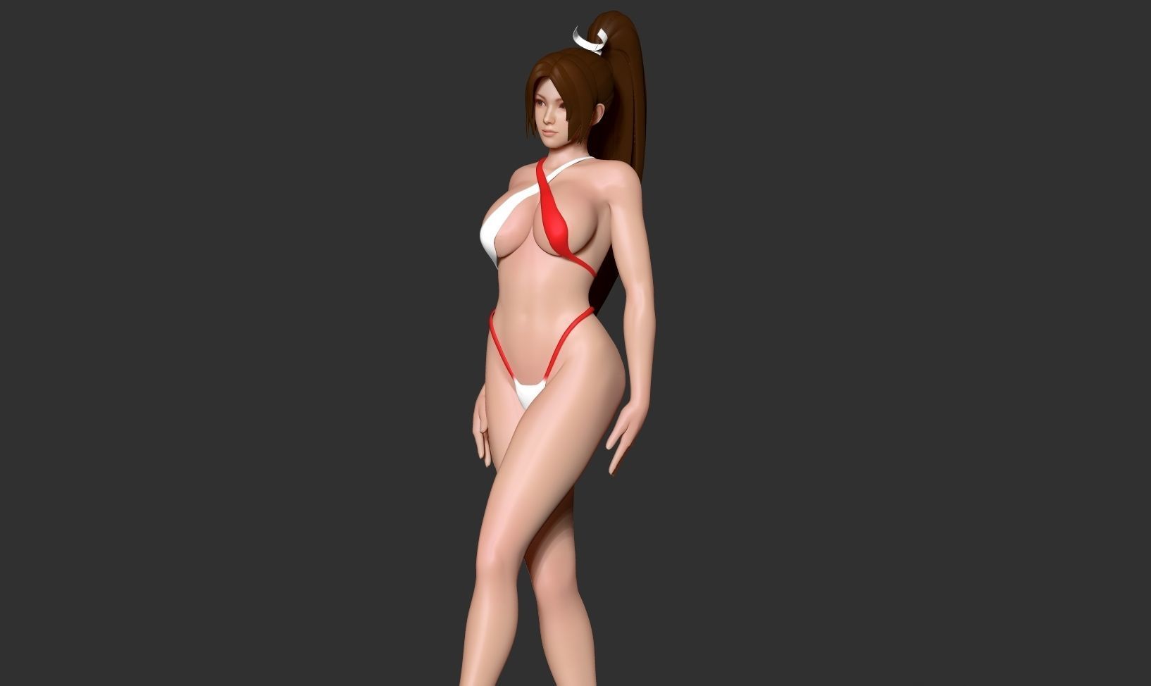 Mai in bikini 3D print model_15
