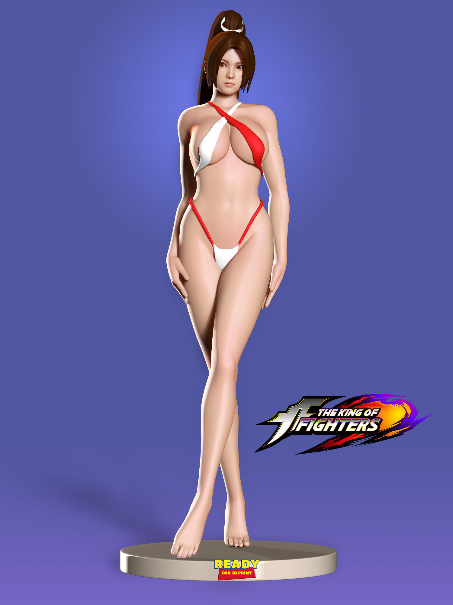 Mai in bikini 3D print model_5