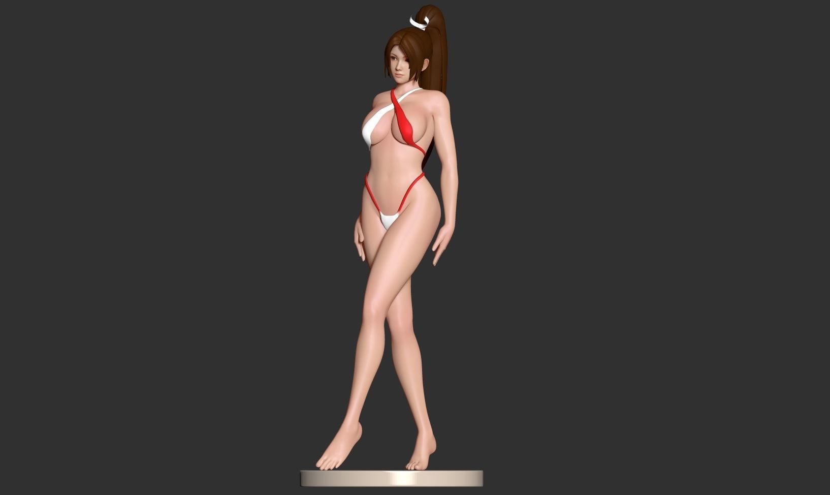 Mai in bikini 3D print model_13