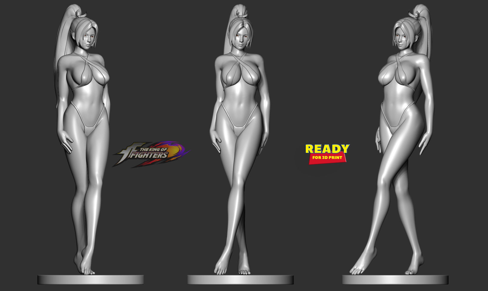 Mai in bikini 3D print model_3