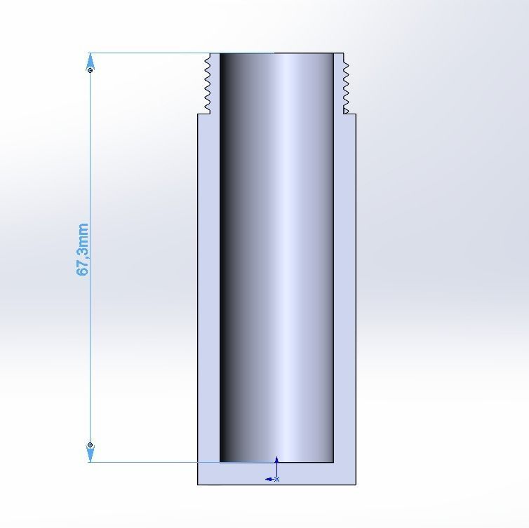 Container for 18650 batteries 3D print model_2