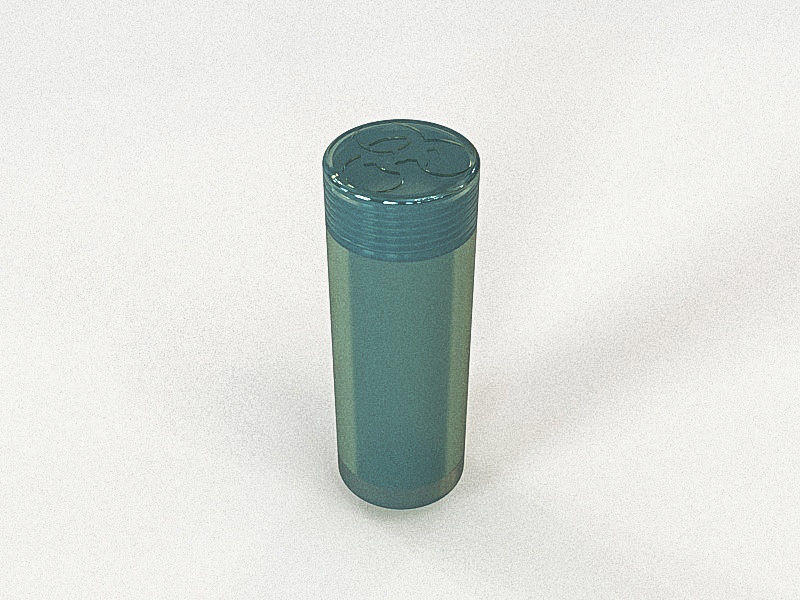 Container for 18650 batteries 3D print model_0