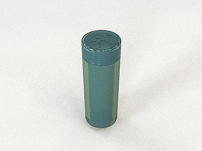 Container for 18650 batteries 3D print model