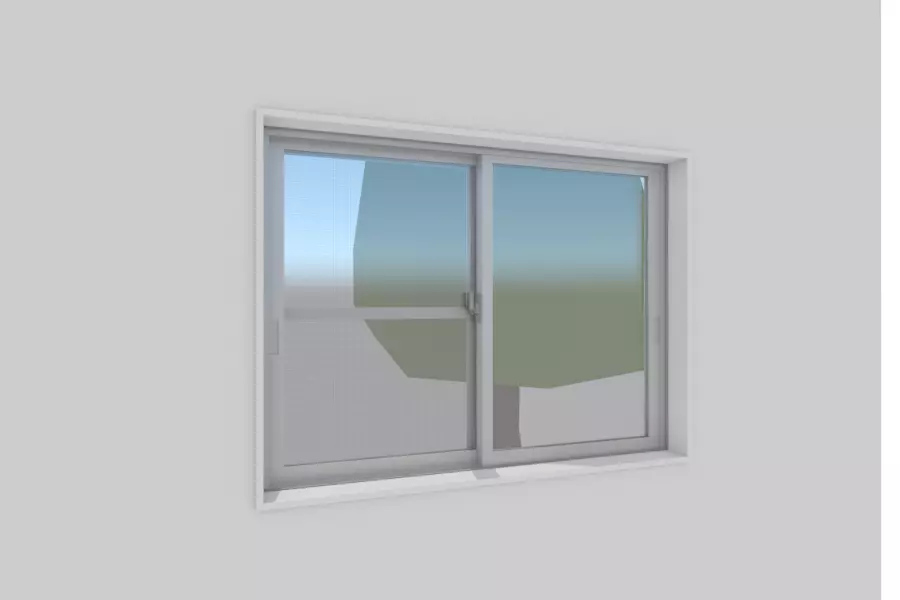 Japanese Window Draw 3D model_0