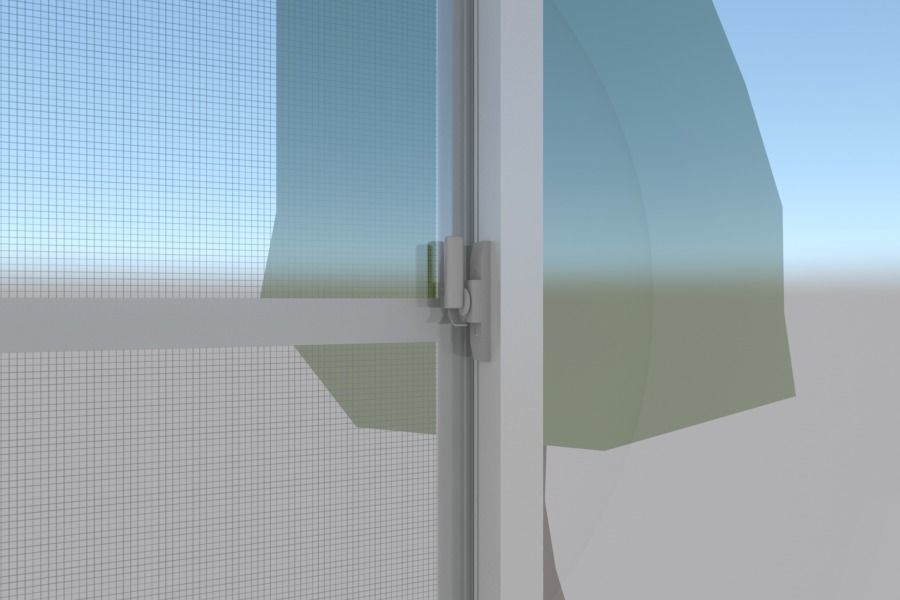 Japanese Window Draw 3D model_5