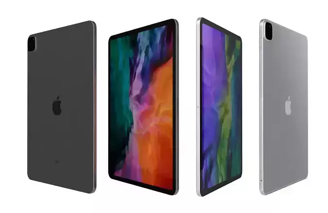 Apple iPad Pro 12 9 2020 WiFi Cellular All Colors 3D model