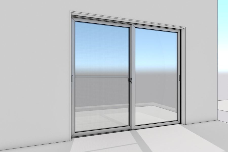Japanese Window Draw Terrace 3D model_3