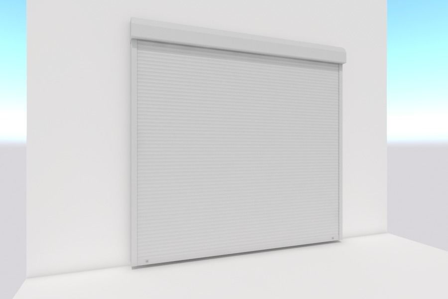 Japanese Window Draw Terrace 3D model_2