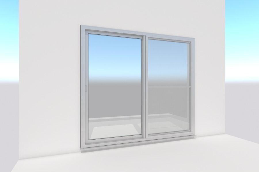 Japanese Window Draw Terrace 3D model_1