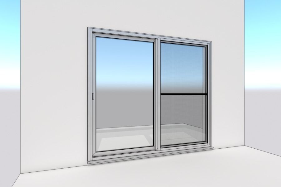 Japanese Window Draw Terrace 3D model_4