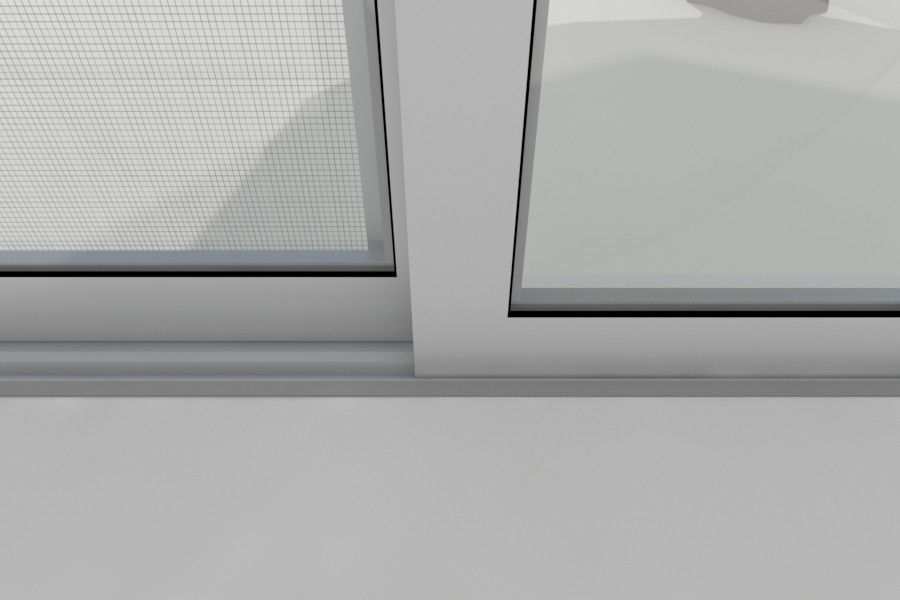 Japanese Window Draw Terrace 3D model_6