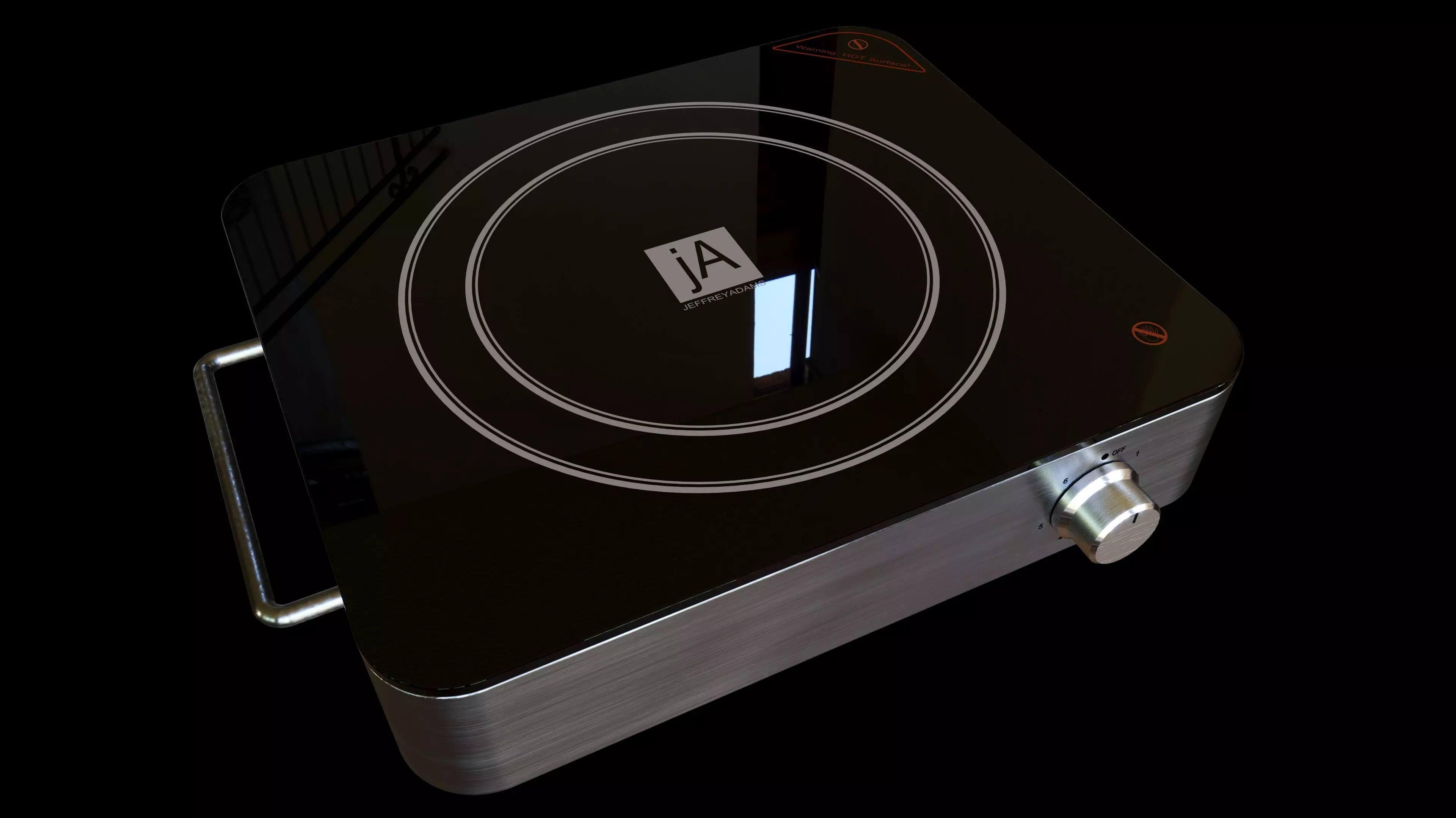 Electric Cooktop 3D model