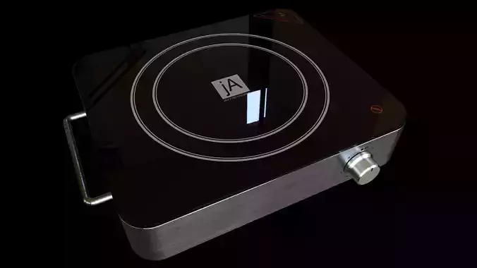 Electric Cooktop 3D model