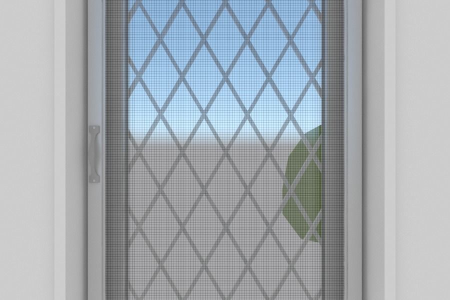Japanese Window Sliding 3D model_5