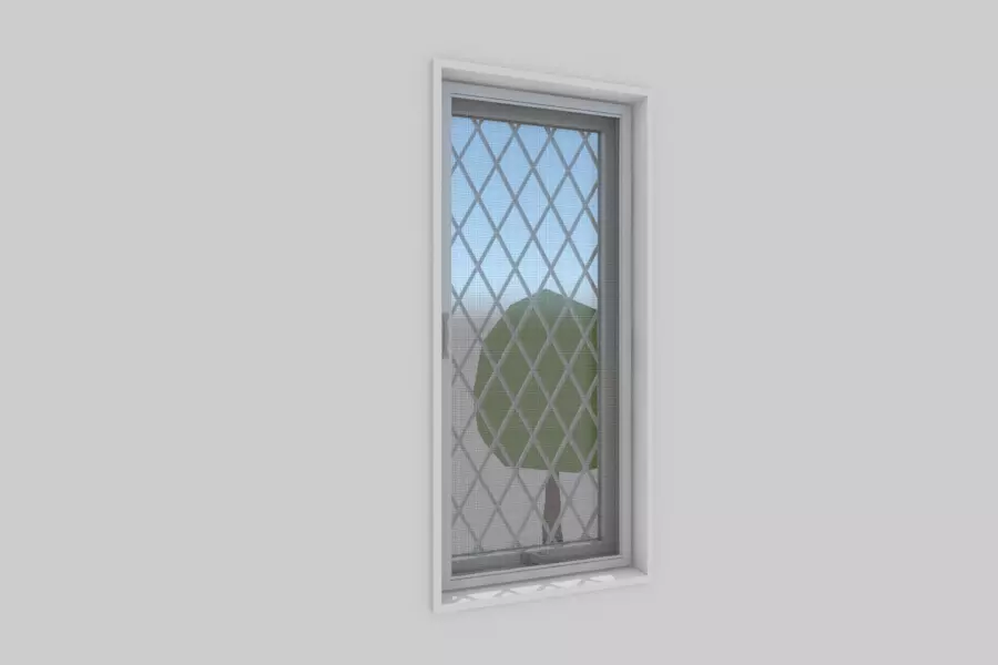 Japanese Window Sliding 3D model_0