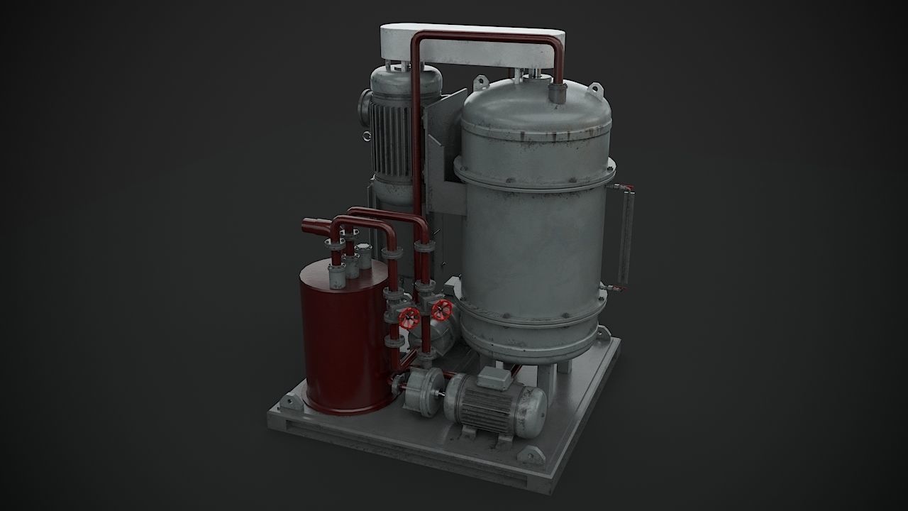 Machinery device 3D model_6