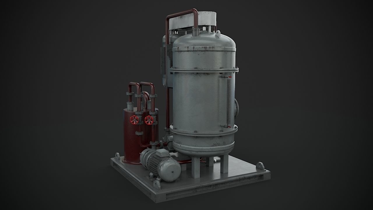 Machinery device 3D model_7