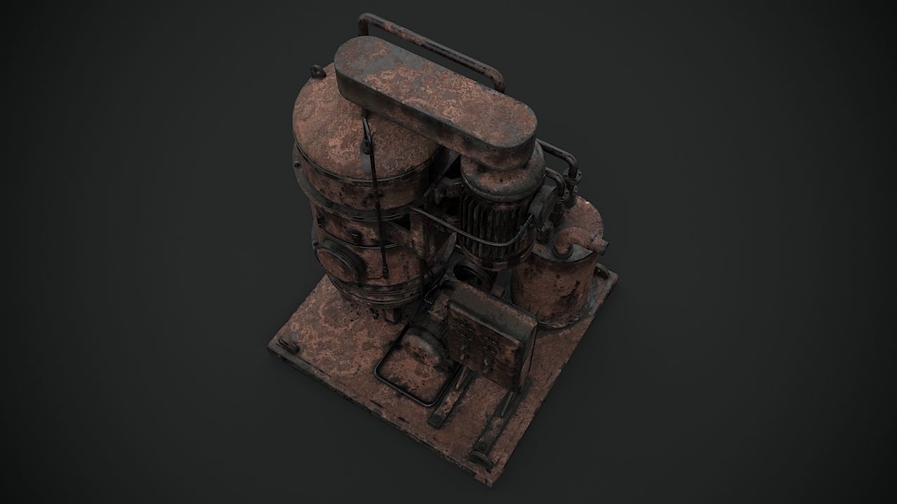 Machinery device 3D model_12