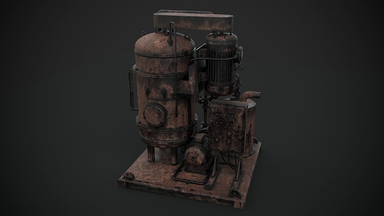 Machinery device 3D model_9