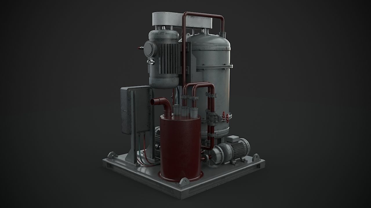 Machinery device 3D model_5