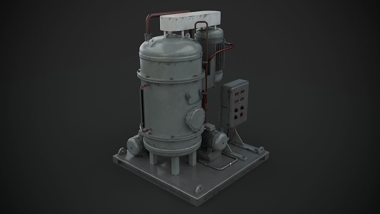 Machinery device 3D model_8