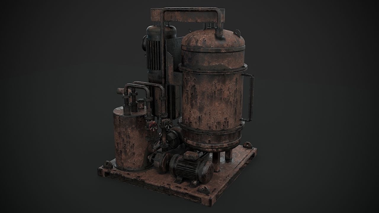Machinery device 3D model_10