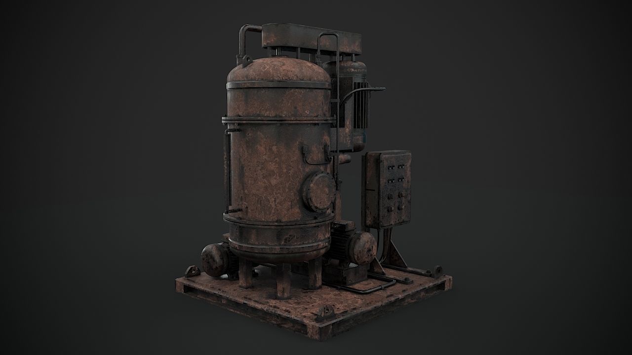 Machinery device 3D model_11