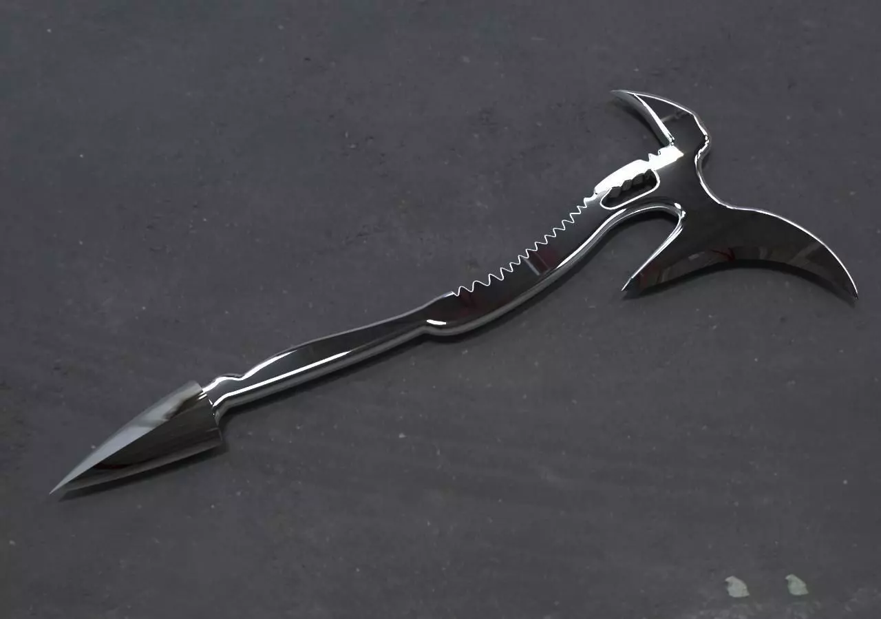 The beast axe from Mandy movie 3D print model_0