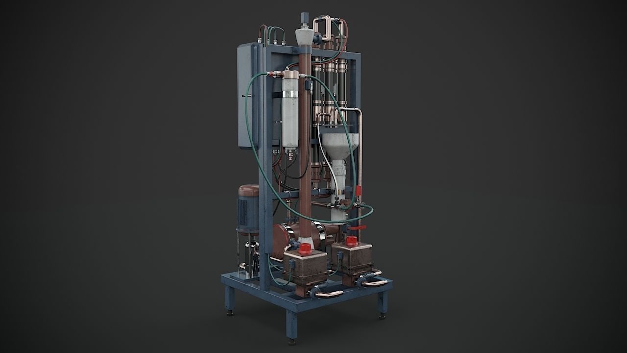 Machinery device 3D model_9