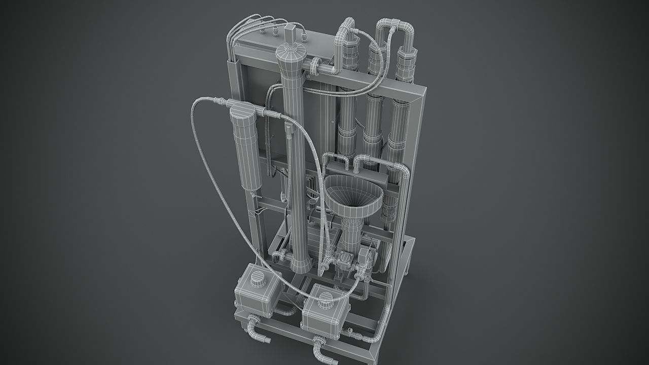 Machinery device 3D model_15