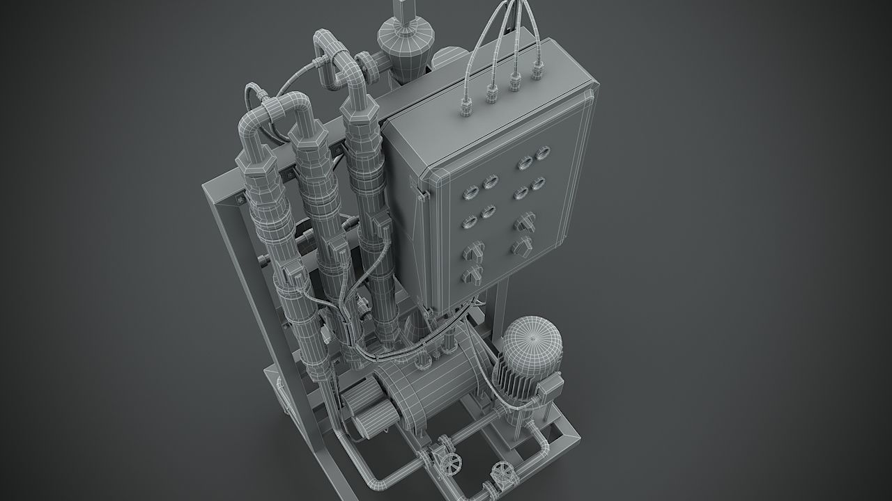 Machinery device 3D model_14