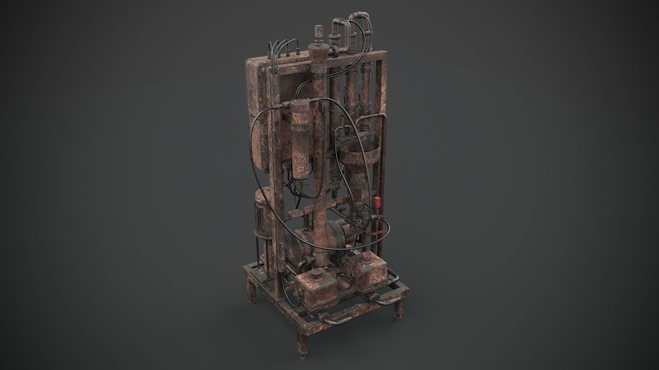 Machinery device 3D model_12