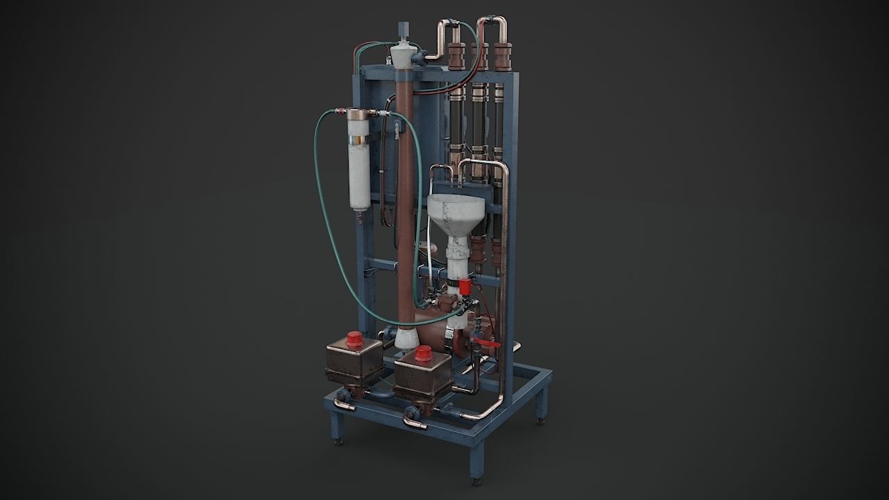 Machinery device 3D model_6