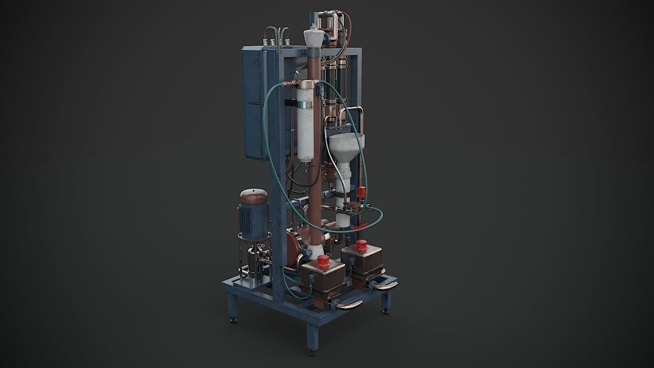 Machinery device 3D model_5