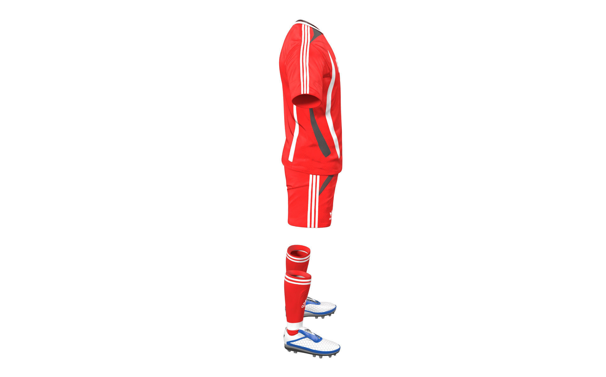 Soccer Clothes 3D model_2