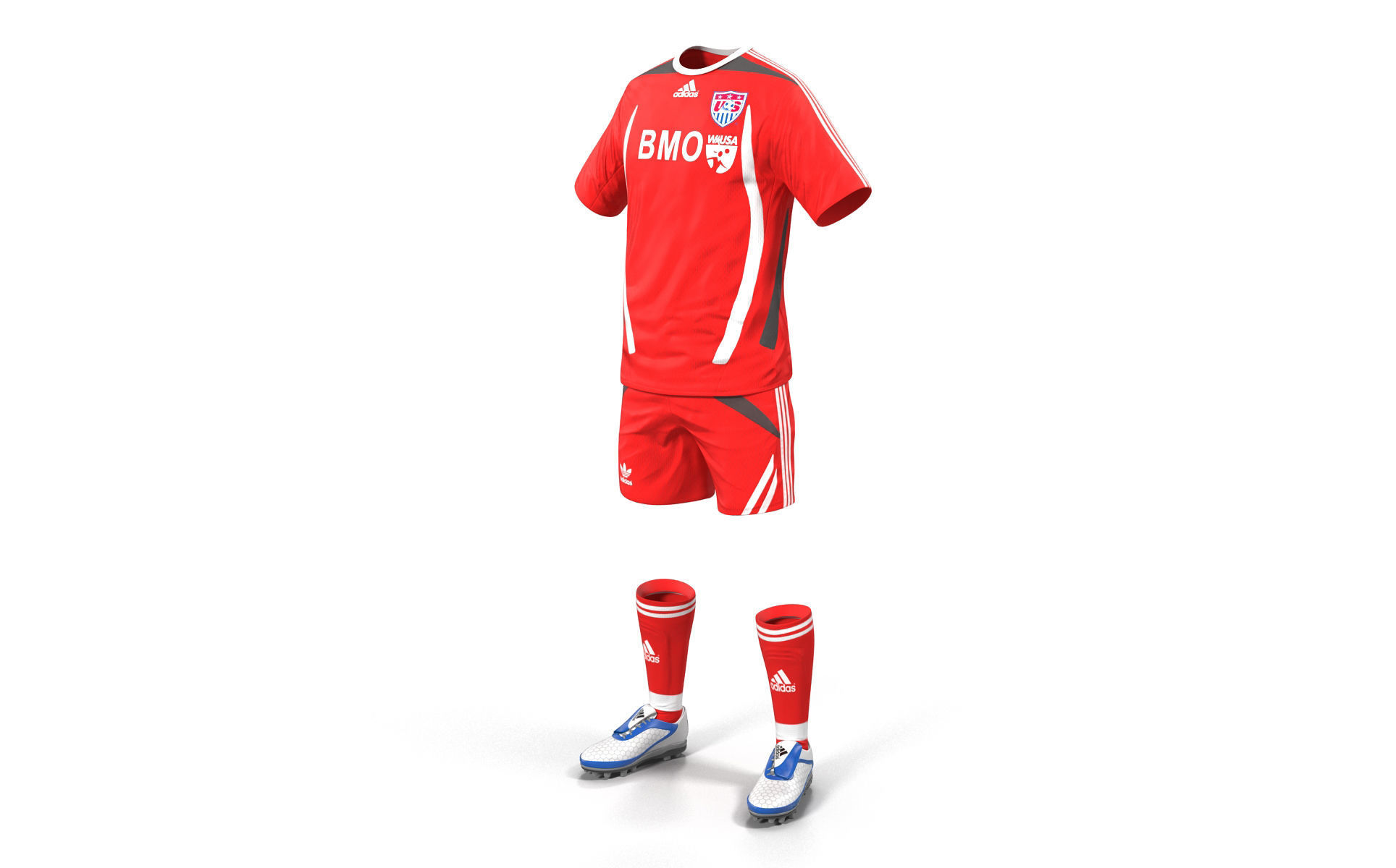 Soccer Clothes 3D model_6
