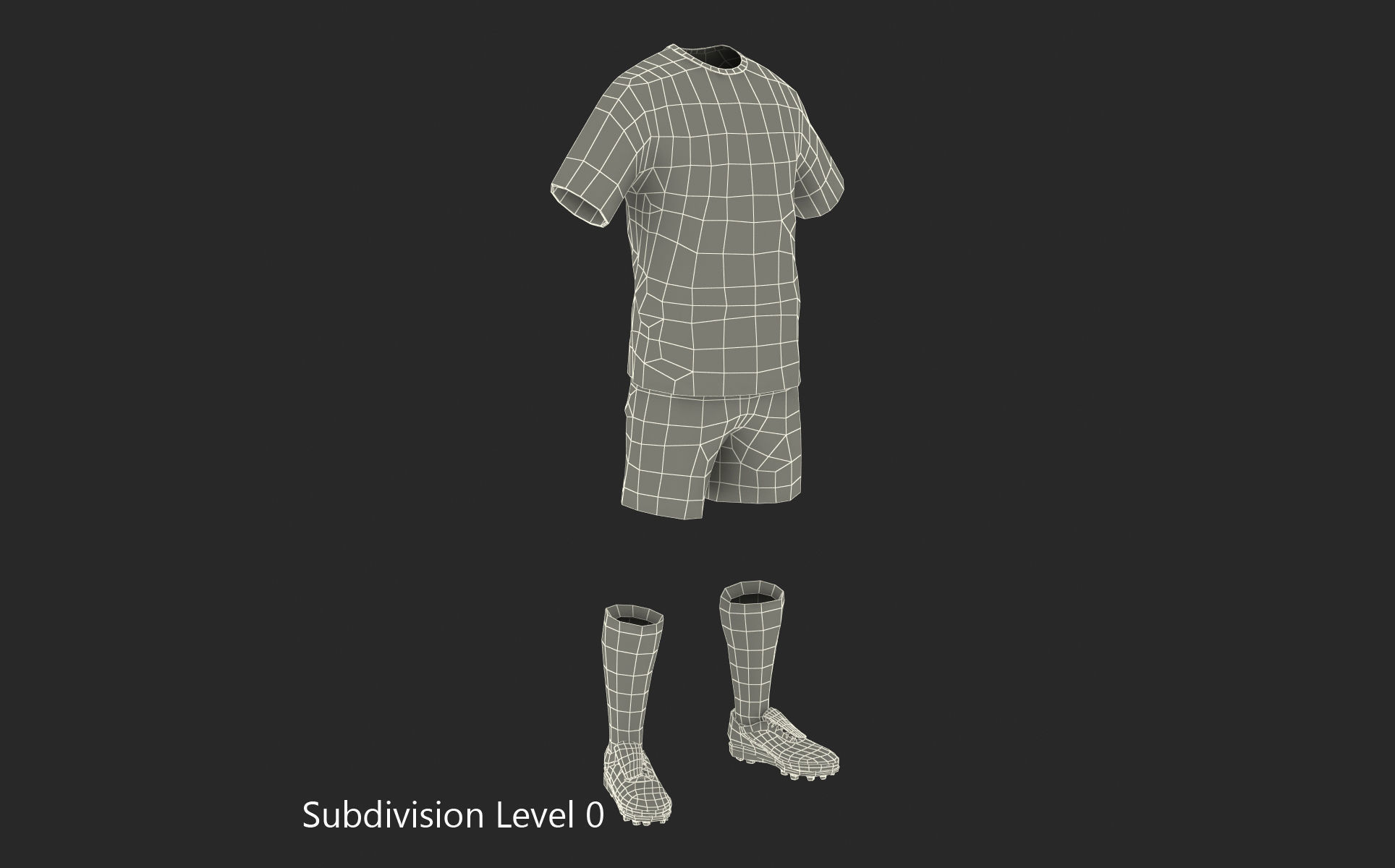 Soccer Clothes 3D model_18
