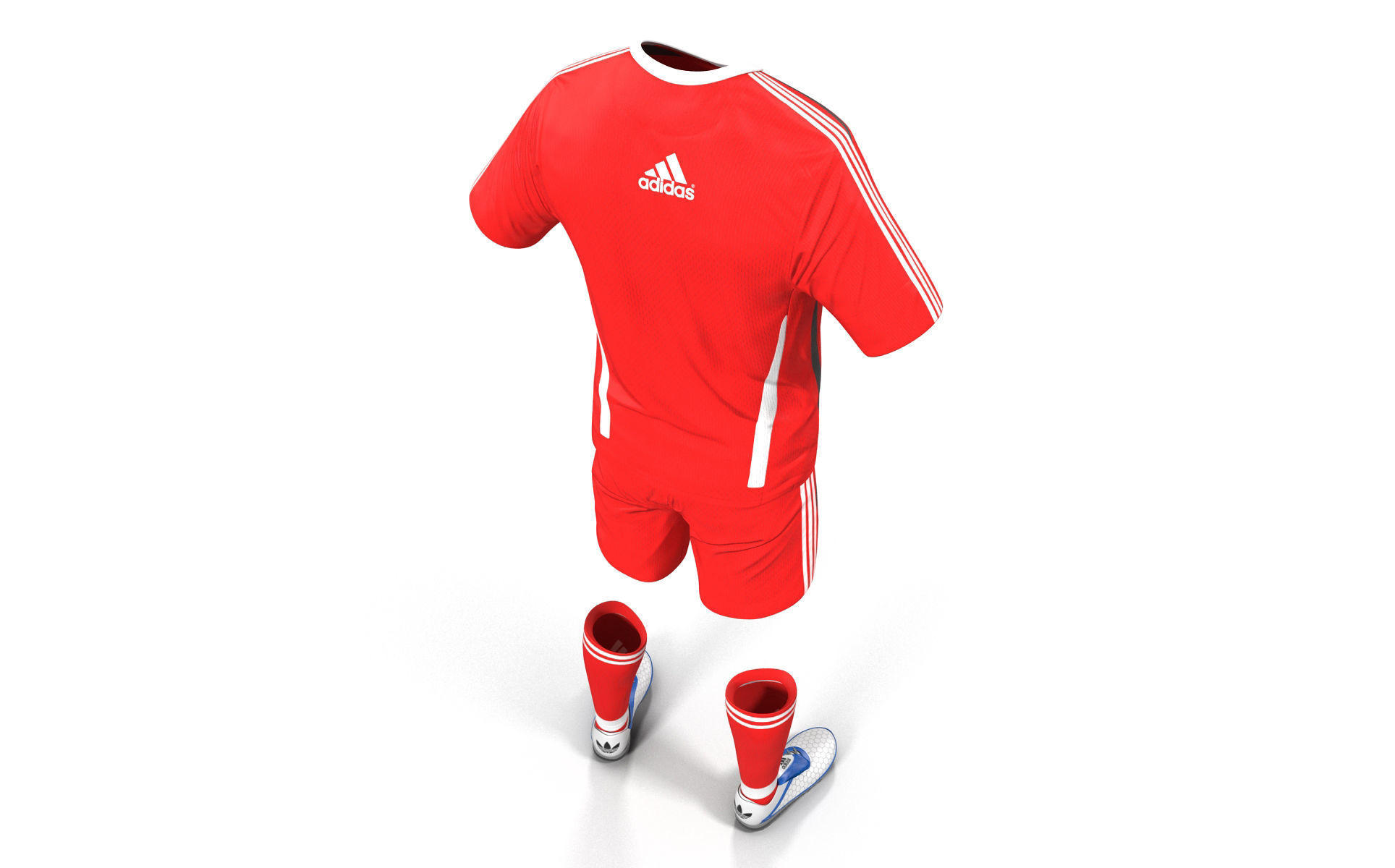 Soccer Clothes 3D model_7